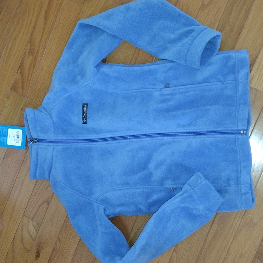 Nwt girl youth Columbia fleece jacket coat medium 10/12